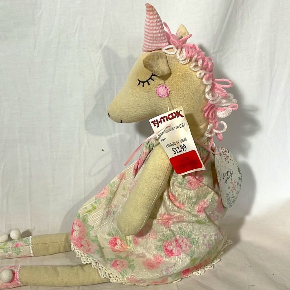 Simply Spring Plush Unicorn - Picture 3 of 6